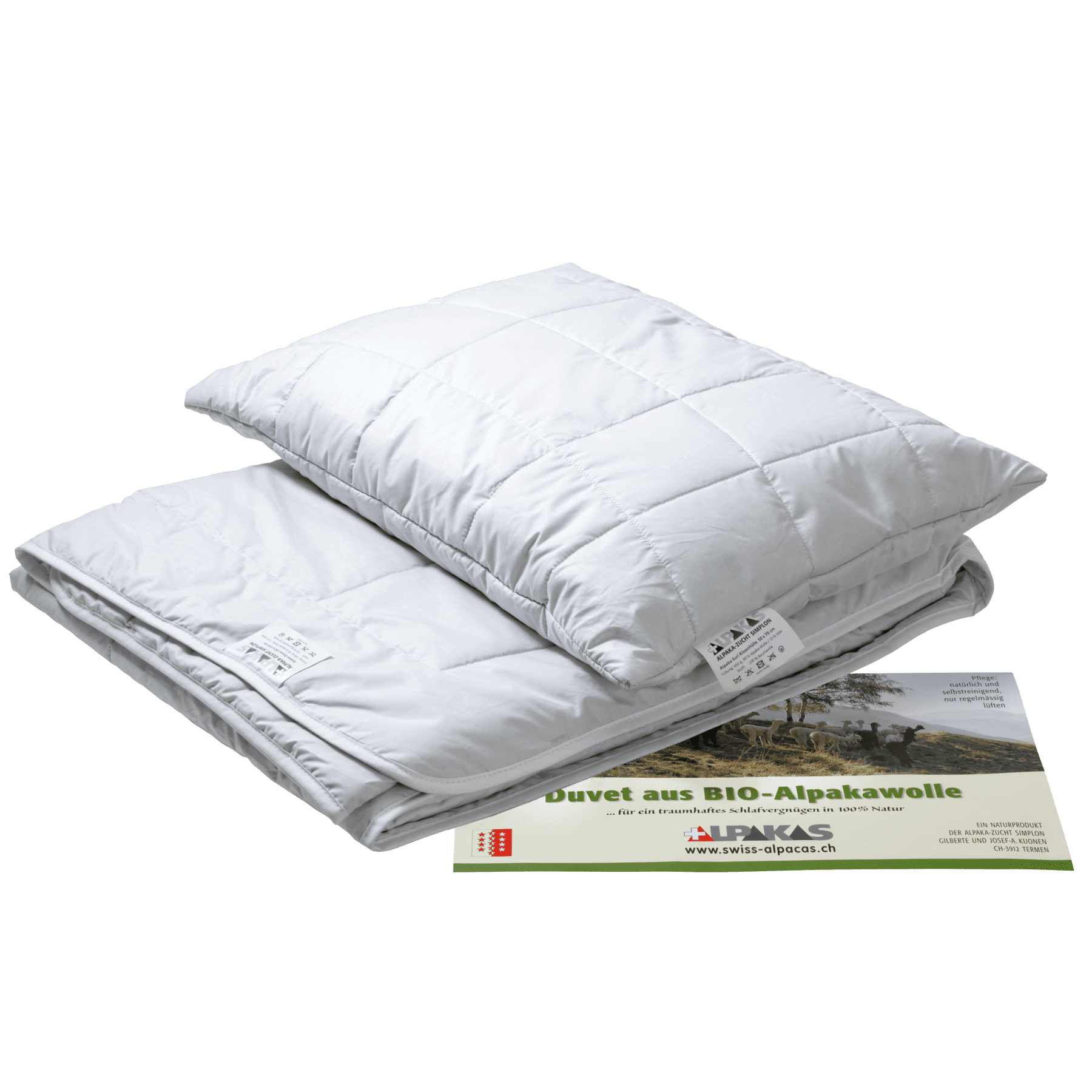 Duvet en laine d'alpaga