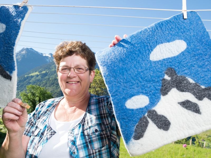 Coussin de randonnée «Edelweiss»