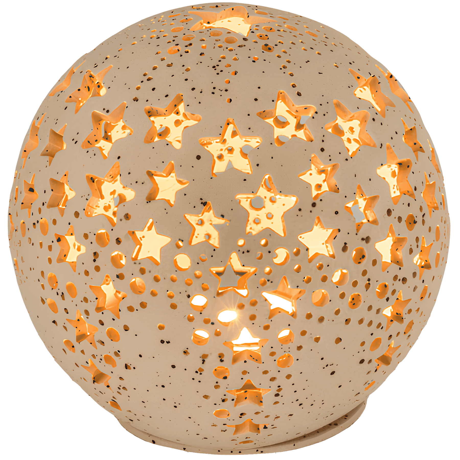 Lampe boule « étoiles »